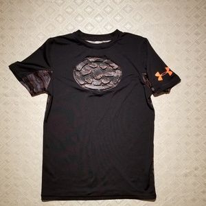 Under Armour Youth Heat Gear Shirt with chest prot